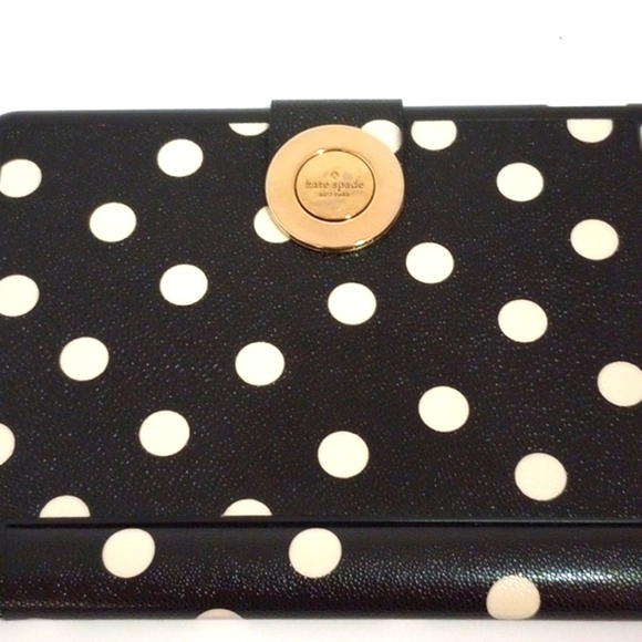 Kate Spade New York Folio Case for Apple I Pad Mini and Mini 2. Polka Dot. - Picture 3 of 6